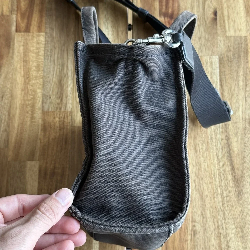 Marc Jacobs The Canvas Tote Bag Black with Detachable Strap~FADED~ NO RETURNS